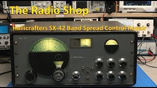 #229 Hallicrafters SX 42 Band Spread control Repair