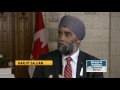 minister harjit sajjan on what the throne speech means for defence