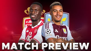 AS MONACO v ASTON VILLA | MATCH PREVIEW | CHAMPIONS LEAGUE