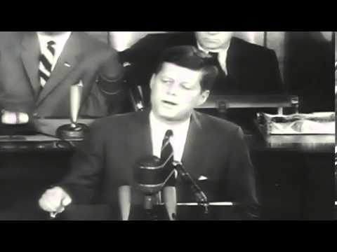 What did Kennedy promise the US would do in space?