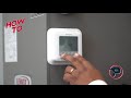 how to lock and unlock your honeywell t6 proseries thermostat