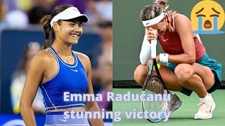 Emma Raducanu Stunning Victory Over Victoria Azarenka