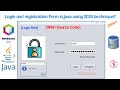 Login and Registration - Java | How to Create a Login Form in Java using Netbeans and MySQL Database