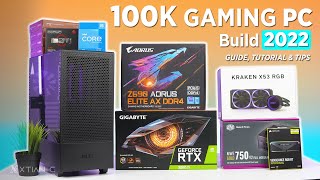VLOG: paano mag-BUILD ng 100K Gaming PC 2022 - i5 12600KF,  RTX 3060 Ti, NZXT H510 Flow
