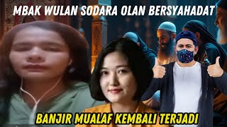 MBAK WULAN IPAR MBAK OLAN BERSYAHADAT MASUK ISLAM.SEMAKIN BANYAK KELUARGA OLAN MUALAF