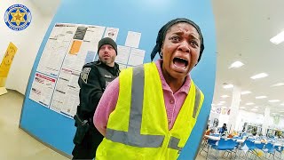 Amazon Employee shows up for work and ALL HELL BREAKS LOOSE | Karens Getting Arrested By Police