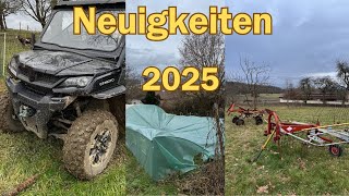 Selbstversorger Vlog Neuigkeiten in 2025 neue Maschinen Schneebruch Hühner Ziegen und Pläne für 2025