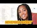 How We Organize Our Finances Each Month! NOVEMBER 2024 MONTHLY BUDGET WITH ME 💸