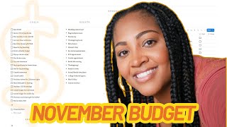 How We Organize Our Finances Each Month! NOVEMBER 2024 MONTHLY BUDGET WITH ME 💸