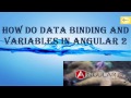 How do data binding and variables in Angular 2 Tutorial 5