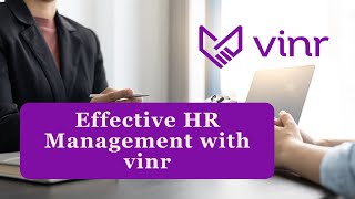 Automate HR Management With vinr | Best HR Software and Tool in 2024 | Free HR Software