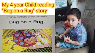 Fitzroy Readers Story Number 3 : Bug on a Rug | My 4 year baby reading story | #fitzroy #shorts