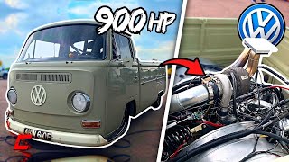 900HP Volkswagen Pick Up Van *Drag Racing Monster!*