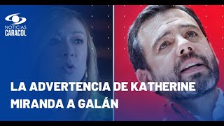 Katherine Miranda se une a la campaña de Carlos Fernando Galán