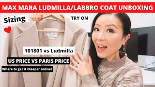 MY DREAM MAX MARA COAT UNBOXING W/ PRICE | Max mara coat unboxing, price, sizing, try on etc