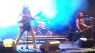 16 YEAR OLD FAN from audience PLAYS WITH ALESTORM @ Roko naktys 2015, Lithuania!!!