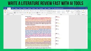 How to Write a Literature Review Using  AI Tools