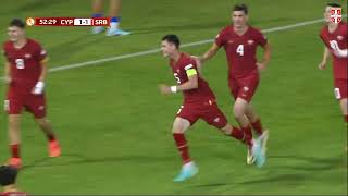 U-17 EURO | Kipar - Srbija 1:3 | Golovi | Larnaka, 23. 5. 2024.