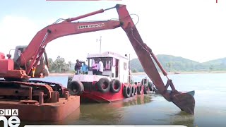 ലോഹഭാഗം കണ്ടെത്തിയത് കയർ കണ്ടെത്തിയ ഭാഗത്ത്; അങ്കോലയിൽ ഡ്രഡ്ജർ ഉപയോഗിച്ച് തിരച്ചിൽ തുടരും