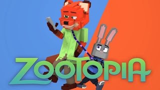 Minecraft Parody - ZOOTOPIA! - (Minecraft Animation)