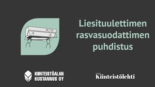 Näin puhdistat liesituulettimen rasvasuodattimen