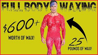 Creating a FULL BODY WAX SUIT so Nobody else has to *INSANELY PAINFUL* | Bodybuilder VS Hair Removal