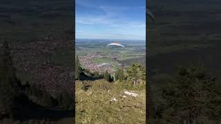 Paragliding take off Breitenberg Allgäu Advance Pi 2