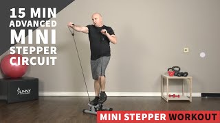 15 Min Advanced Mini Stepper Circuit Workout