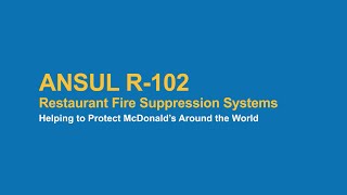 ANSUL® R-102 restaurang fire suppression system video för McDonald ' s® ägare/operatörer