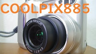 【ジャンクデジカメ#43】ニコン COOLPIX 885 クールピクス3桁シリーズ最後の1台