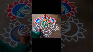 7×4 dot Deepam kolam #shorts #rangoli #karthigaideepam #karthigai #muggulu