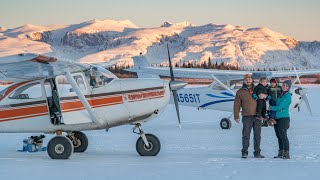 LANDING a 172 on a FROZEN LAKE | Flying in Alaska