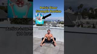 Pelvic floor strengthening routine! For improving posture, better se❌, and easier childbirth :)