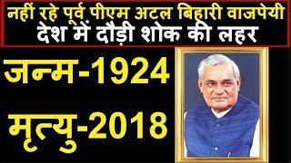 पूर्व पीएम अटल बिहारी वाजपेयी का निधन, पूरा देश शोक में डूबा | Headlines India