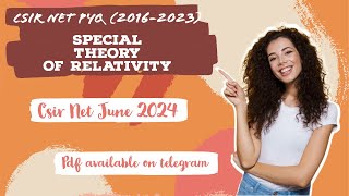 Special Theory of Relativity || CSIR -NET PYQs (2016-2023) @Mspriyanka