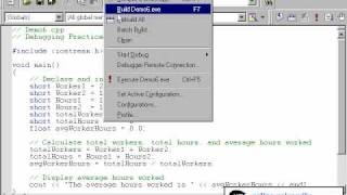 0305 Debugging Demo - Visual C++ Tutorial