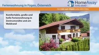 Tirol: Komfortable, große und helle Ferienwohnung in Zentrumsnähe und am - FeWo-direkt.de Video