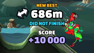 Hill Climb Racing 2 - 686m in Track 4 (Nian) YOU DRIVE ME CRAZY Team Event