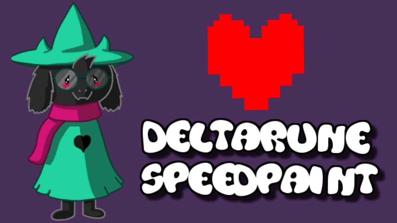 Ralsei Speedpaint Deltarune Youtube