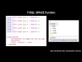 T-SQL: How To Use the SPACE Function