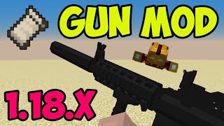 Minecraft GUN mod 1.18.2 - How download and install mod (with Fabric)