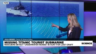Focus on acoustics as frantic search for missing Titanic sub continues • FRANCE 24 English