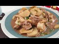 南乳五花肉焖芽菇，回味无穷！ braised pork with arrowhead root