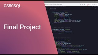 CS50sql - Final Project Demo