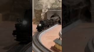 N Scale BLI UP Big Boy 4014 Smoking out of the Tunnel! #mustwatch #shorts