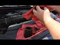 comparing mobil 1 to oem toyota 4runner oil filters and installing them 5th gen toyota 4runner