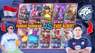 FENRIR DONGKAK BIKIN EVOS ALBERT MUMET DI RANK | FENRIR DONGKAK VS EVOS ALBERT