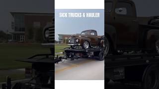 Sick Cars Haulers #classictrucks #hauler #classiccars