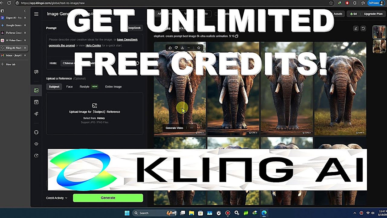 How To Get Free Unlimited Kling Ai Credits Youtube
