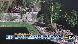 Homeowner, contractors dispute quality of work